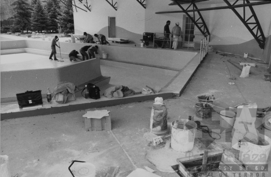 THM-BJ-11755 - Tamási termálfürdő építése az 1980-as években