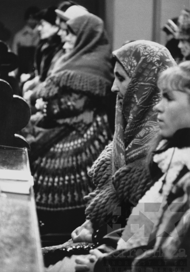 THM-BJ-11811 - Karácsonyi istentisztelet Sióagárdon az 1980-as években