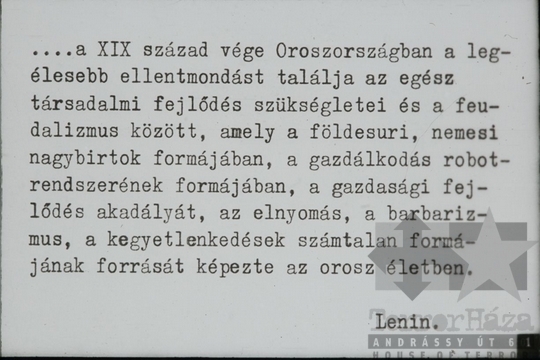 THM-DIA-2013.20.5.04 - Szemléltető képek a Szovjetunió kommunista (bolsevik) pártja történetéhez (1883-1901)