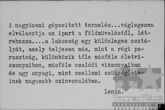 THM-DIA-2013.20.5.11 - Szemléltető képek a Szovjetunió kommunista (bolsevik) pártja történetéhez (1883-1901)