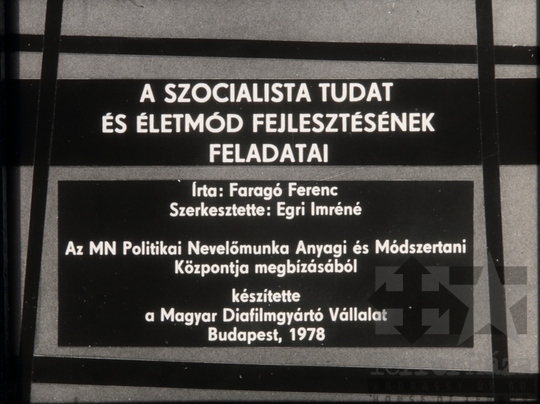 THM-DIA-2018.2.17.01 - A szocialista tudat és életmód fejlesztésének feladatai