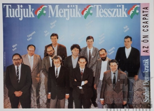 THM-PLA-2017.1.1.8a - SZDSZ választási képeslap - 1990