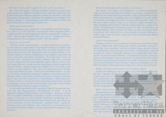 THM-PLA-2017.1.40b - SZDSZ választási szórólap - 1990