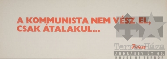 THM-PLA-2017.1.73.1 - Fidesz választási plakát - 1990
