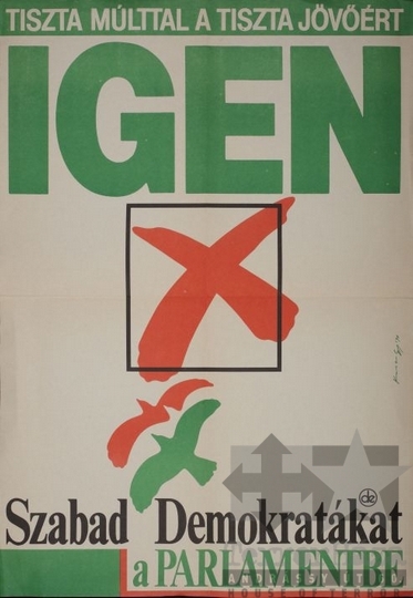 THM-PLA-2017.8.19T - SZDSZ választási plakát - 1990
