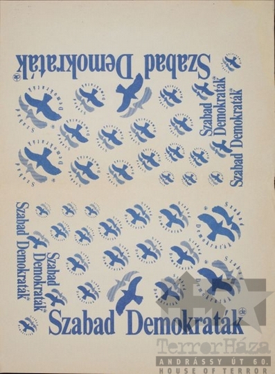 THM-PLA-2017.8.31T - SZDSZ választási plakát - 1990