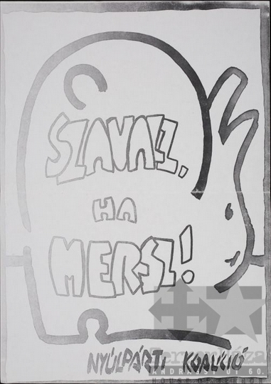 THM-PLA-2017.8.78T - Politikai plakát - 1990-es évek