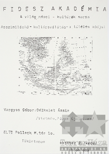 THM-PLA-2019.1.22 - Fidesz Akadémia plakát - 1990
