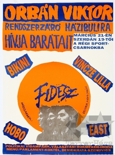 THM-PLA-2019.1.28 - Fidesz választási plakát - 1990