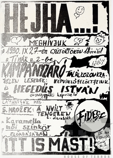 THM-PLA-2019.1.29 - Fidesz választási plakát - 1990