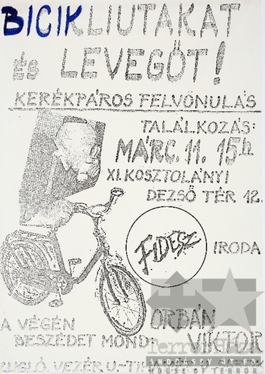 THM-PLA-2019.1.33 - Fidesz választási plakát - 1990