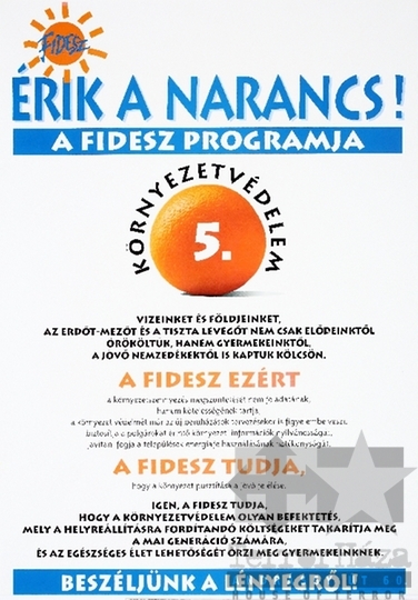 THM-PLA-2019.1.3.4 - Fidesz választási plakát - 1990
