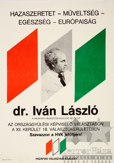 THM-PLA-2019.14.3 - Hazafias Választási Koalíció választási plakát - 1990