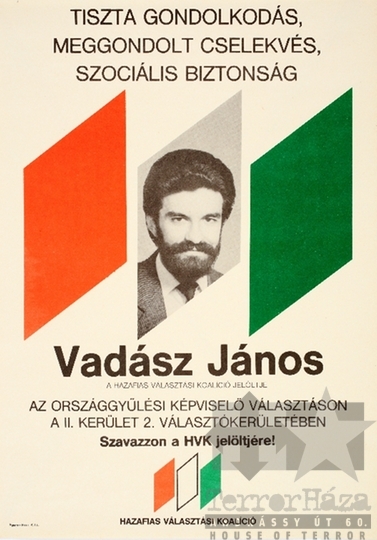 THM-PLA-2019.14.7 - Hazafias Választási Koalíció választási plakát - 1990