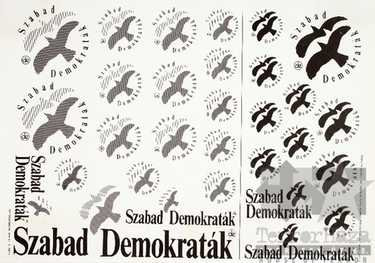 THM-PLA-2019.2.14 - SZDSZ választási plakát - 1990
