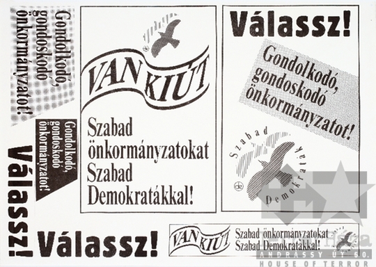 THM-PLA-2019.2.15 - SZDSZ választási plakát - 1990