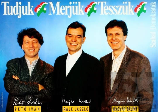 THM-PLA-2019.2.17 - SZDSZ választási plakát - 1990