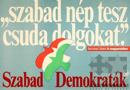 THM-PLA-2019.2.18 - SZDSZ választási plakát - 1990