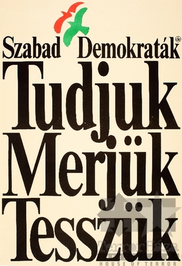 THM-PLA-2019.2.2 - SZDSZ választási plakát - 1990