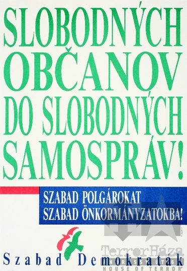 THM-PLA-2019.2.22 - SZDSZ választási plakát - 1990