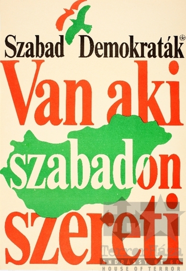THM-PLA-2019.2.4 - SZDSZ választási plakát - 1990