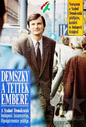 THM-PLA-2019.2.5 - SZDSZ választási plakát -1990