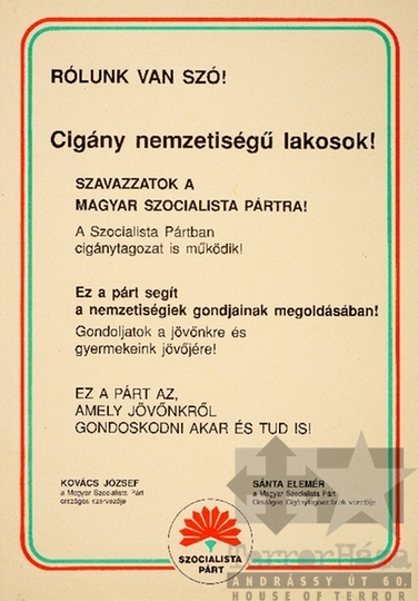 THM-PLA-2019.3.24 - MSZP választási plakát -1990