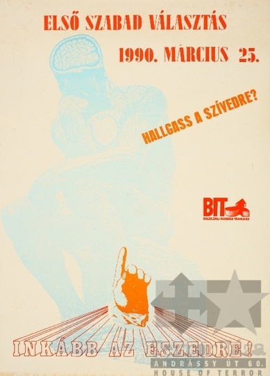THM-PLA-2019.3.35 - BIT választási plakát -1990