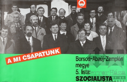 THM-PLA-2019.3.6 - MSZP választási plakát -1990