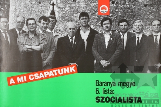 THM-PLA-2019.3.7 - MSZP választási plakát -1990