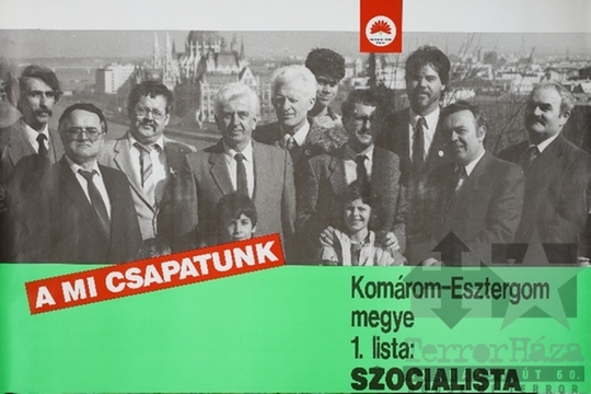 THM-PLA-2019.3.8 - MSZP választási plakát -1990