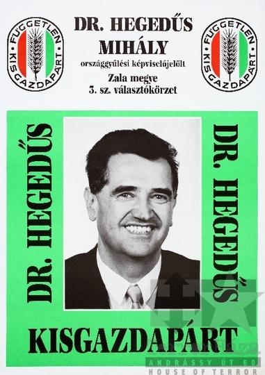 THM-PLA-2019.4.5 - FKgP választási plakát -1990