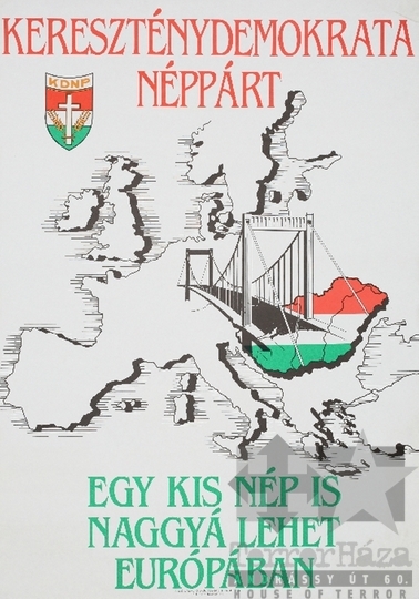 THM-PLA-2019.5.1 - KDNP választási plakát - 1990