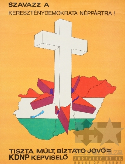 THM-PLA-2019.5.5 - KDNP választási plakát - 1990