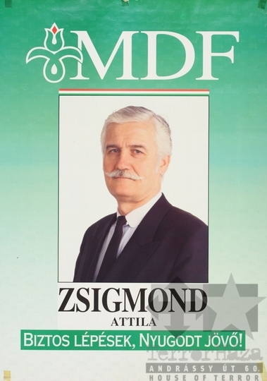 THM-PLA-2019.6.13 - MDF választási plakát - 1990