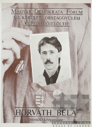 THM-PLA-2019.6.48 - MDF választási plakát -1990
