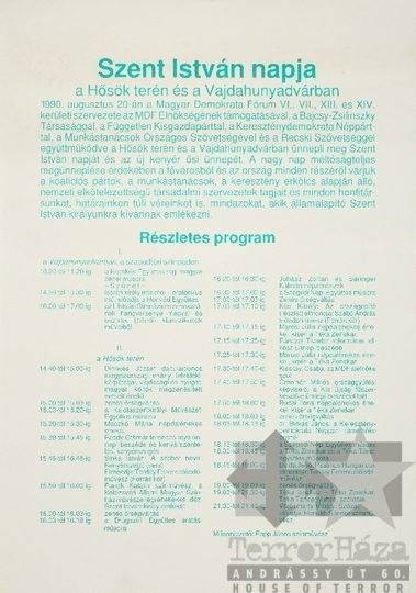 THM-PLA-2019.6.55 - MDF plakát - 1990