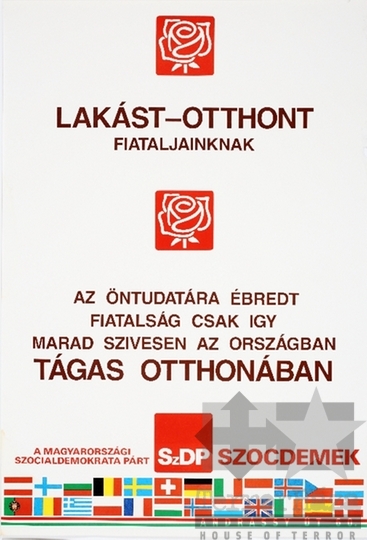 THM-PLA-2019.8.16 - SZDP választási plakát - 1990