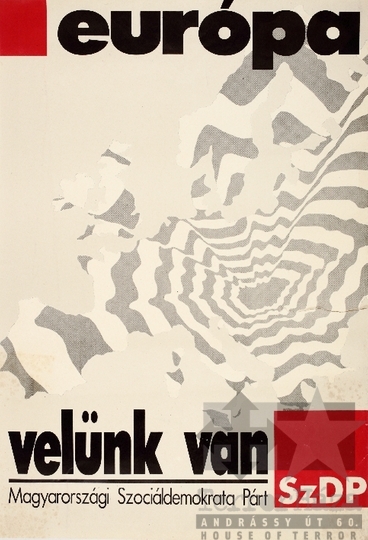 THM-PLA-2019.8.28 - SZDP választási plakát - 1990