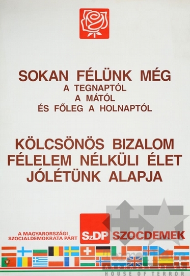 THM-PLA-2019.8.3 - SZDP választási plakát - 1990